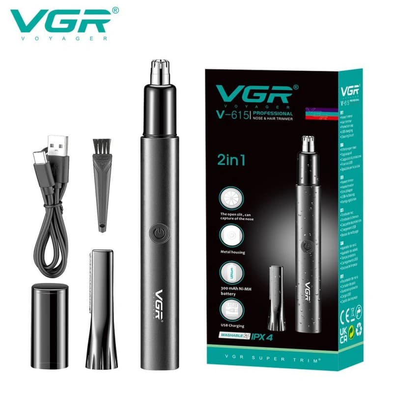 Металевий тример VGR V-615 для носа та вух