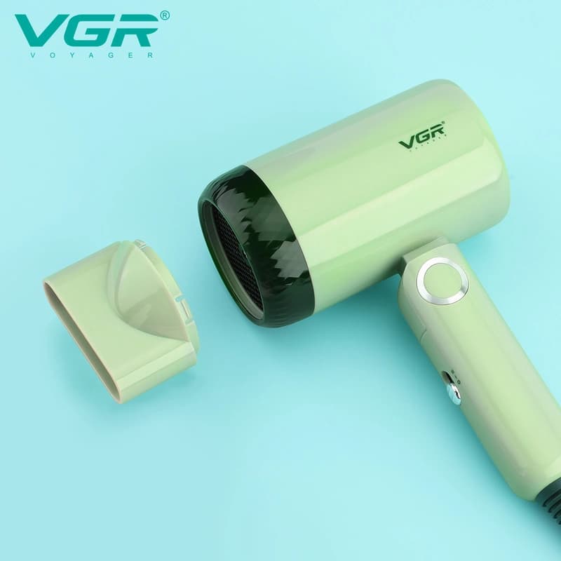 Фен складний VGR V-421, 3 рівні обдуву, низький рівень шуму, 1200 Вт, фото 3