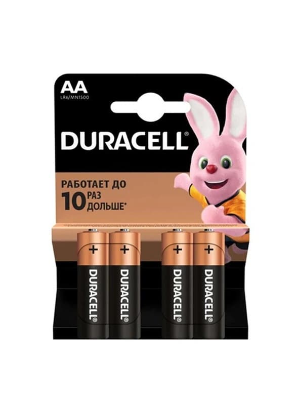 Бататрейка Duracell MN1500 LR6/AA /B4/P20
