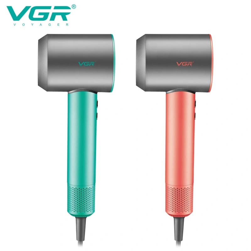 Фен професійний VGR V-440 PINK, 3 рівні обдування, 3 рівні температури, 110000 RPM, 3 насадки, фото 7