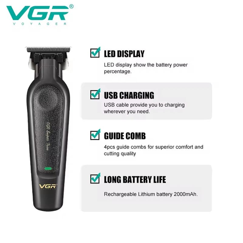 Тример VGR V-995, 4 насадки, 7000 RPM, фото 4