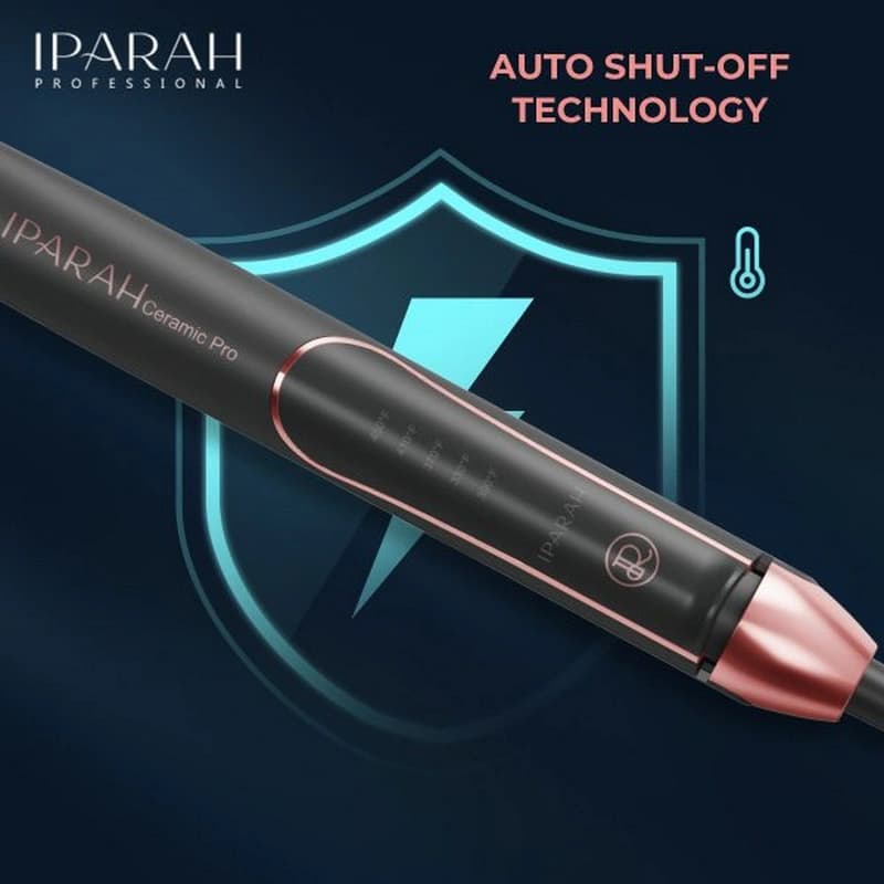 Выпрямитель для волос IPARAH P-124, 24mm, 150-230°C, керамическое покрытие, 50 W, LED display, фото 5