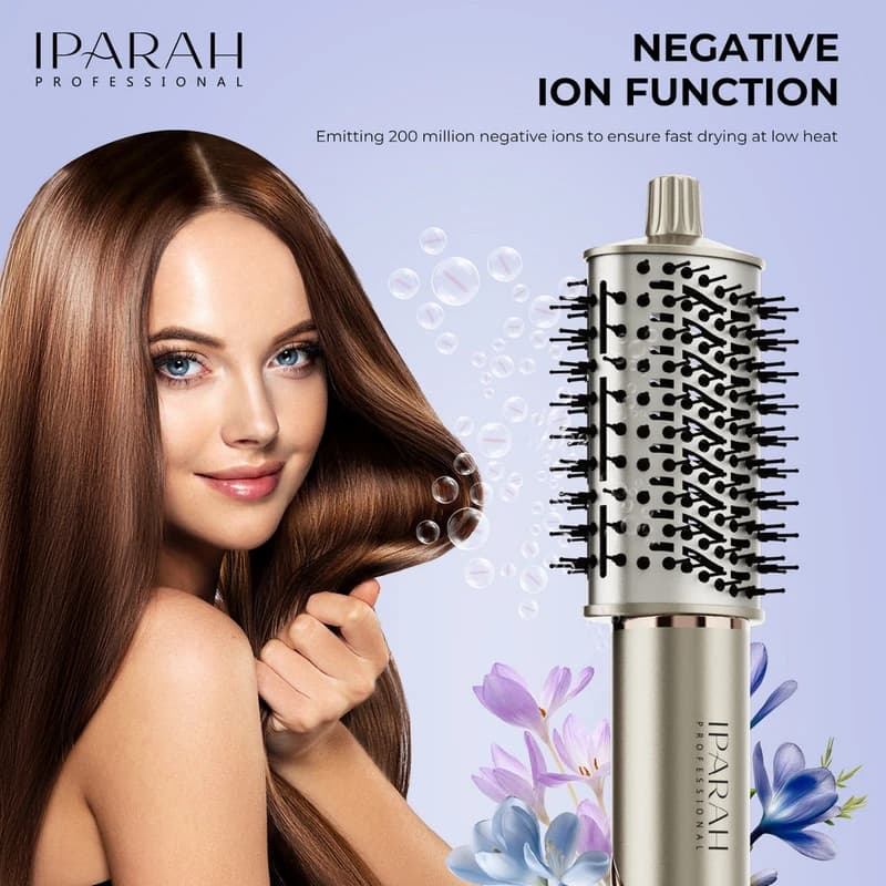 Фен-стайлер IPARAH 7 в 1 P-510B BLACK, 7 насадок, 3 режими, 4 режими температури, 105000 RPM, 1400W — фото 6