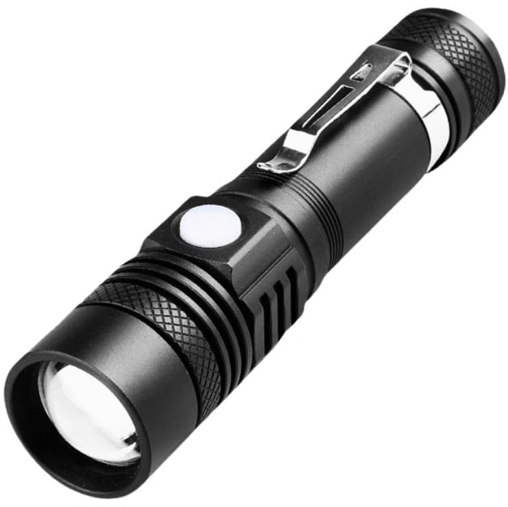 Ліхтар Police 802-T6, 1х18650, зажим, zoom, ЗУ microUSB, Box, фото 1