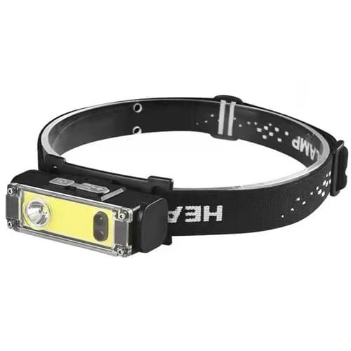 Ліхтар налобний BL-T124-ХРЕ+COB (White+Red), Motion Sensor, 1x18650, ЗП Type-C, фото 2