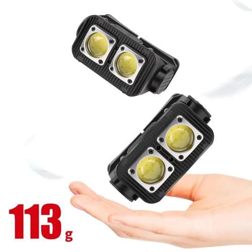 Ліхтар налобний K372/L-31-2COB(White+Red), Motion Sensor, Li-Ion акумулятор, індикація заряду, ЗП Type-C, Box — фото 7