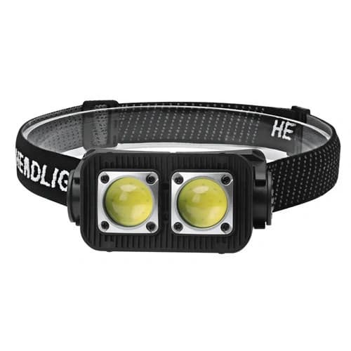 Ліхтар налобний K372/L-31-2COB(White+Red), Motion Sensor, Li-Ion акумулятор, індикація заряду, ЗП Type-C, Box — фото 10