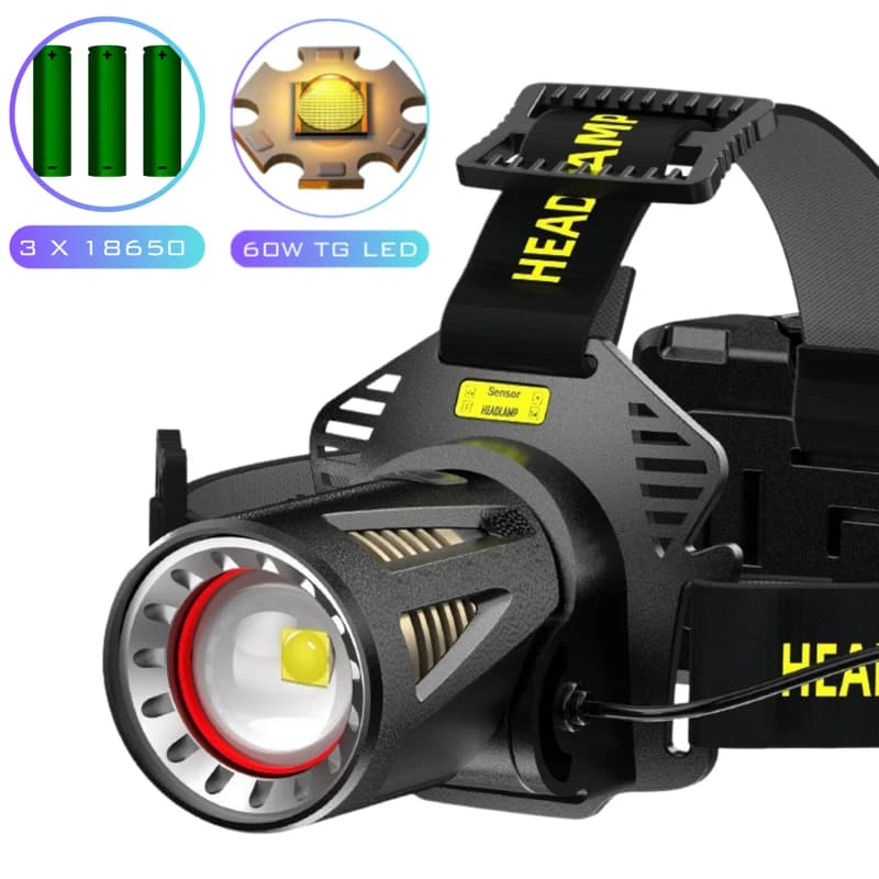 Ліхтар налобний H610-WHITE LASER LED PM50-TG