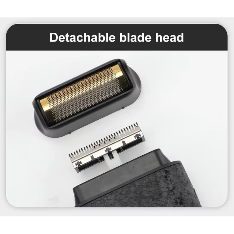 Акумуляторна електробритва VGR V-326 GRAY з USB-зарядкою — фото 3