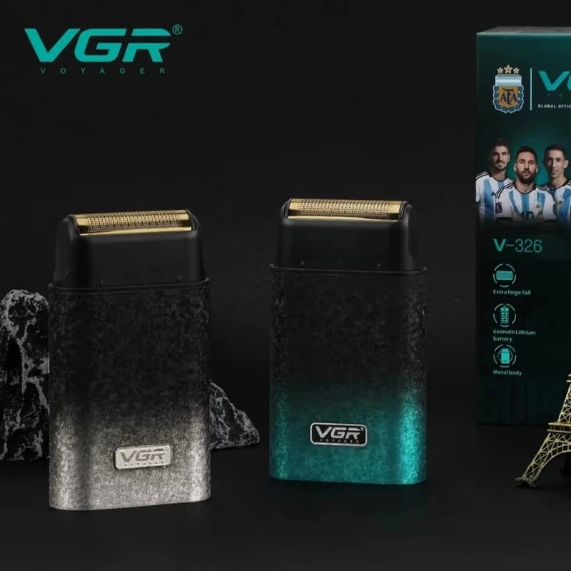 Акумуляторна електробритва VGR V-326 GRAY з USB-зарядкою — фото 8