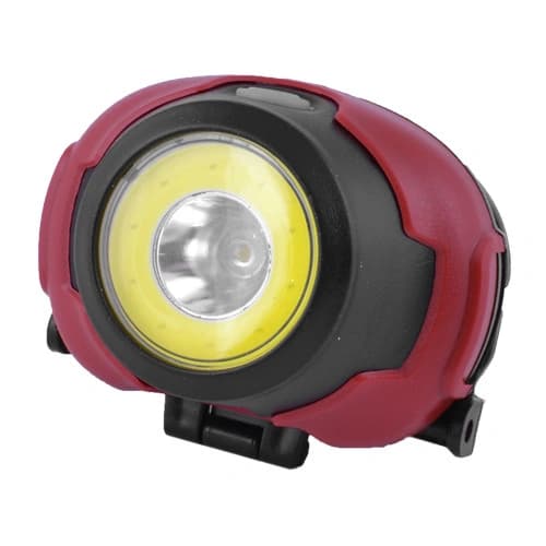 Ліхтар налобний 1802 COB + LED, 3xAAA, фото 2