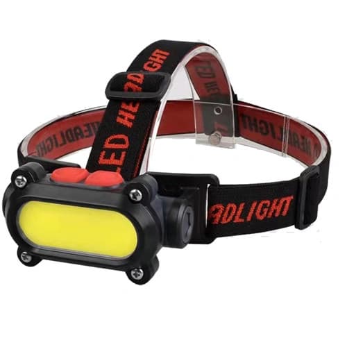 Ліхтар налобний BL-209-COB (White+Red), Li-Ion акум., Waterproof, ЗП Type-C, фото 2