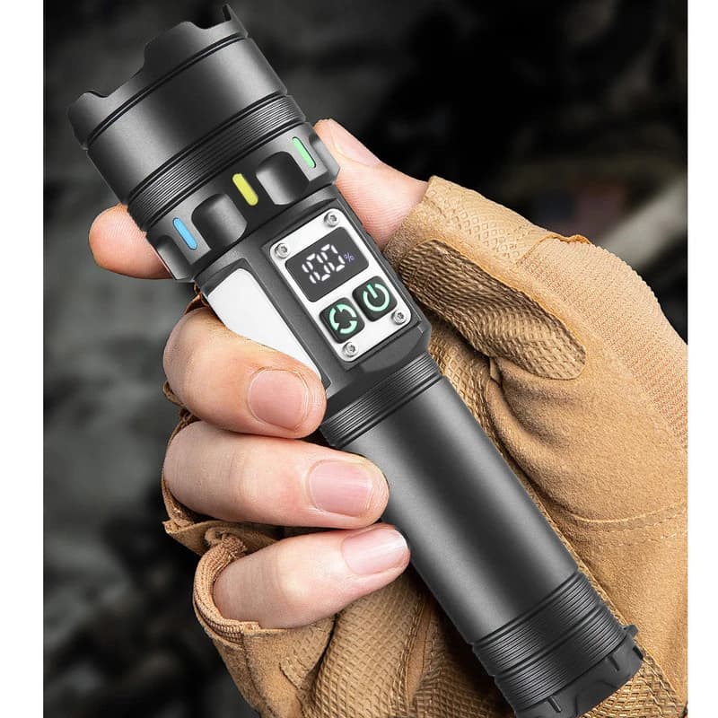 Ліхтар NIGHT VISION FLUORESCENCE CB-A282-TG+COB(White+Red), Li-Ion аккум., Power Bank, ЗП Type-C, магніт, zoom, Box, фото 6