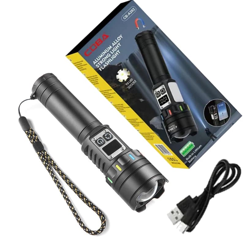 Ліхтар NIGHT VISION FLUORESCENCE CB-A282-TG+COB(White+Red), Li-Ion аккум., Power Bank, ЗП Type-C, магніт, zoom, Box, фото 8