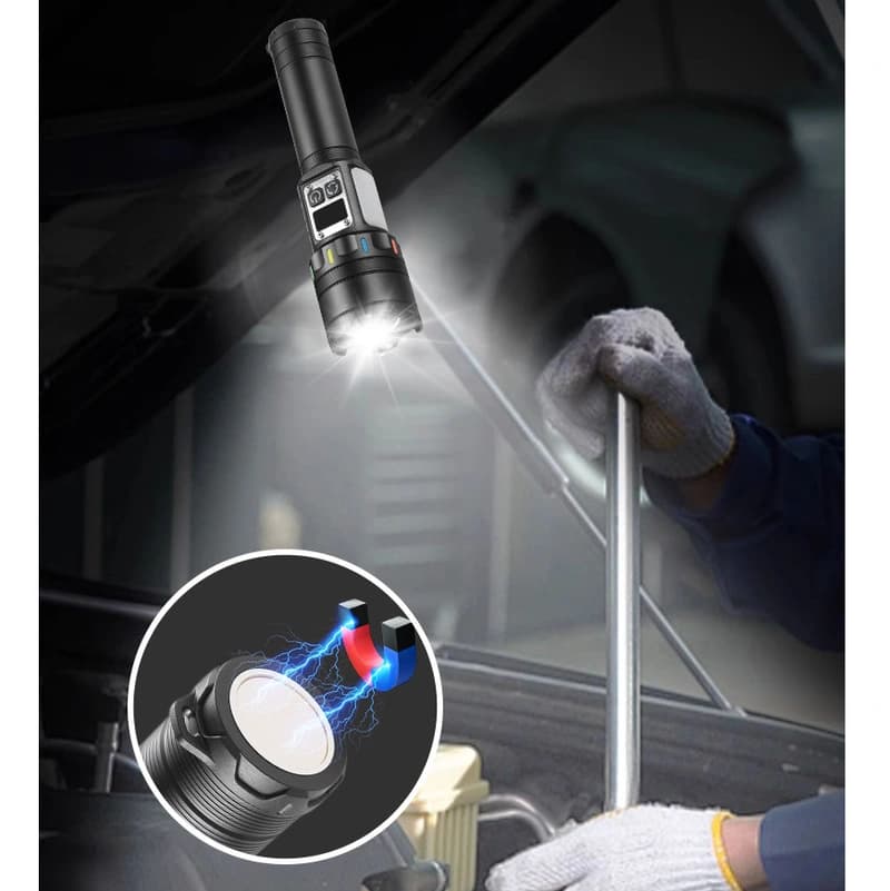 Ліхтар NIGHT VISION FLUORESCENCE CB-A282-TG+COB(White+Red), Li-Ion аккум., Power Bank, ЗП Type-C, магніт, zoom, Box, фото 10