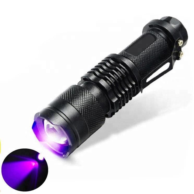 Фонарь K11-395UV, 1хАА/1x14500, 1 РЕЖИМ, zoom, зажим, фото 2