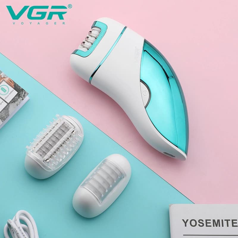 Епілятор VGR 3 в 1 V-731, 3 насадки, низький рівень шуму, фото 5