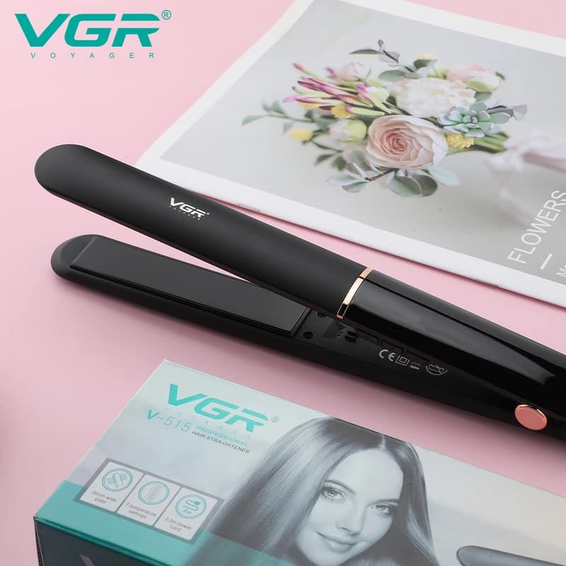 Випрямляч для волосся VGR V-515 BLACK, температура від 100 ° C до 210 ° C, керамічне покриття, LED display, 50 Вт, фото 10