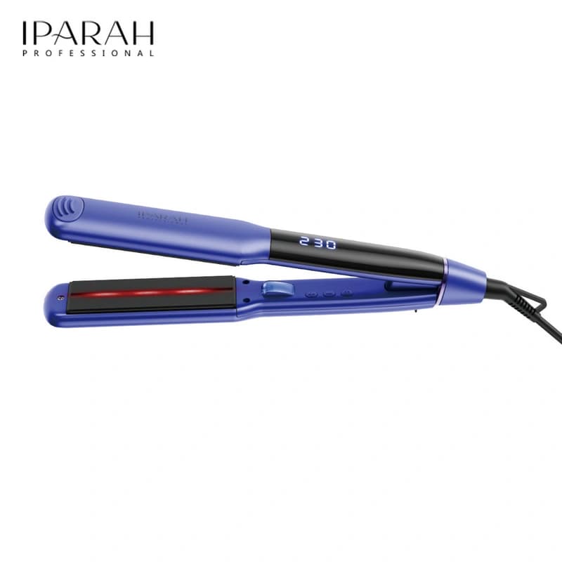 Выпрямитель для волос IPARAH P-104B BLUE, 4 режима, 100-230°C, керамическое покрытие, LED display, 55-62 W, фото 10