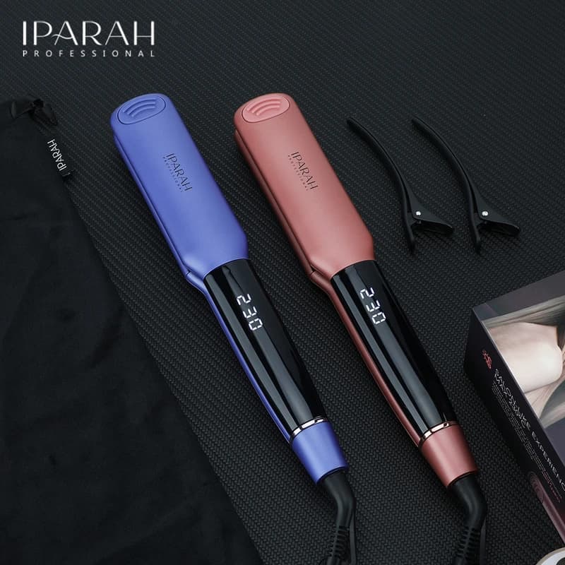 Выпрямитель для волос IPARAH P-104R PINK, 4 режима, 100-230°C, керамическое покрытие, LED display, 55-62 W, фото 9