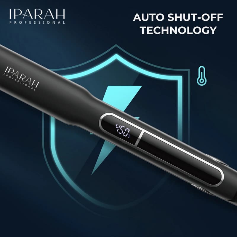 Выпрямитель для волос IPARAH P-123, 150-220°C, титановое покрытие, LED display, 50 W, фото 4