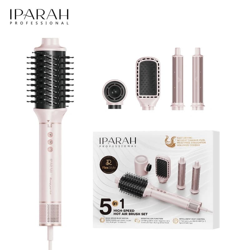 Фен-стайлер IPARAH 5 в 1 P-505P PINK