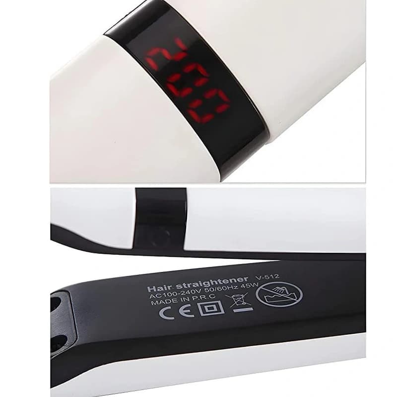 Выпрямитель для волос VGR V-512, 140-220°C, керамическое покрытие 25 мм, 45 W, LED display, фото 2