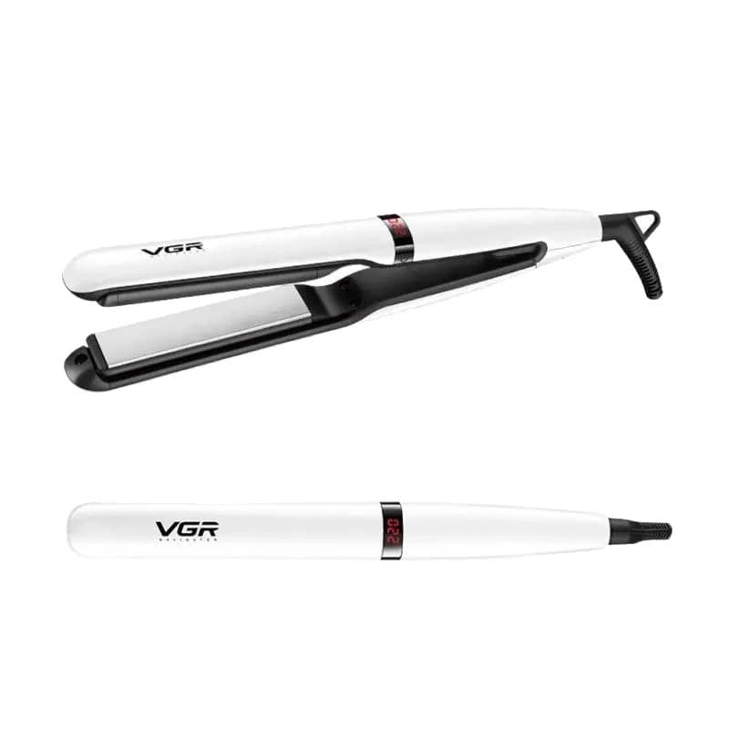 Выпрямитель для волос VGR V-512, 140-220°C, керамическое покрытие 25 мм, 45 W, LED display, фото 4