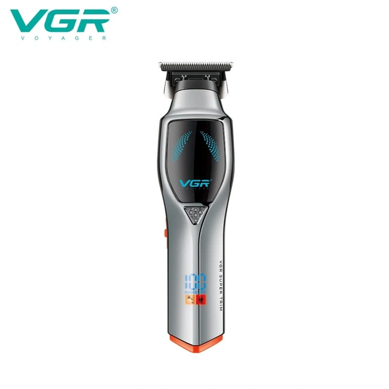 Тример VGR V-187 SILVER, 4 насадки, 7000 RPM, LED display, фото 2