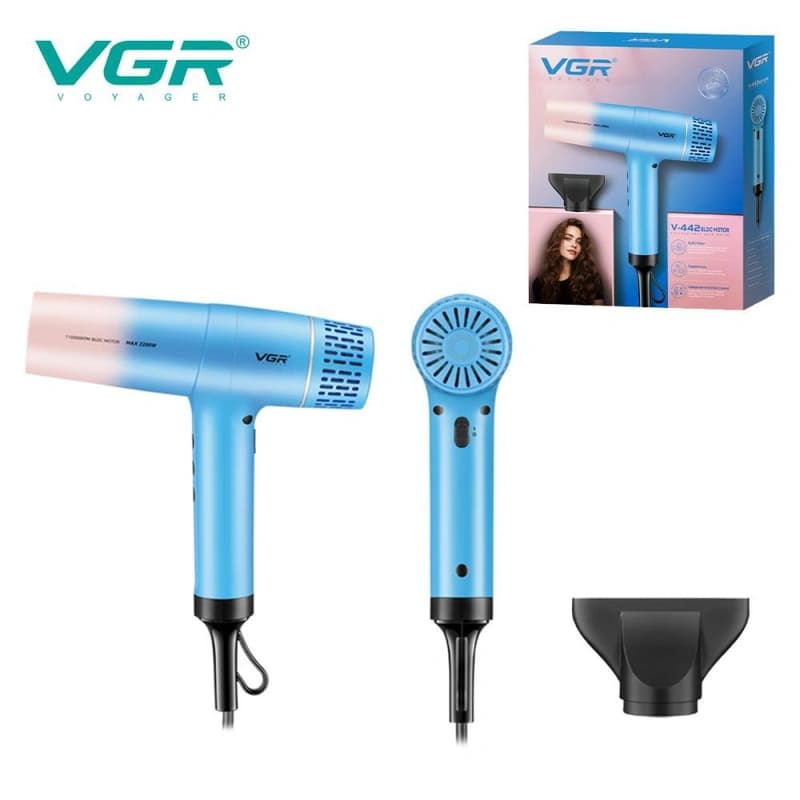Фен профессиональный VGR V-442 BLUE