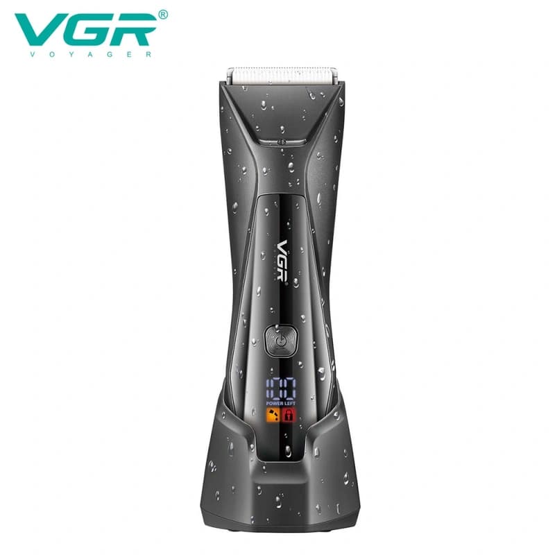 Тример VGR V-938, 4 насадки, LED display, фото 2