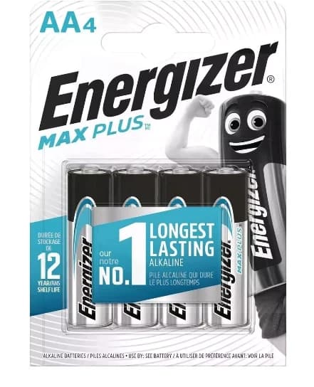 Батарейки Energizer LR6/AA Max Plus Alkaline /B4/P12