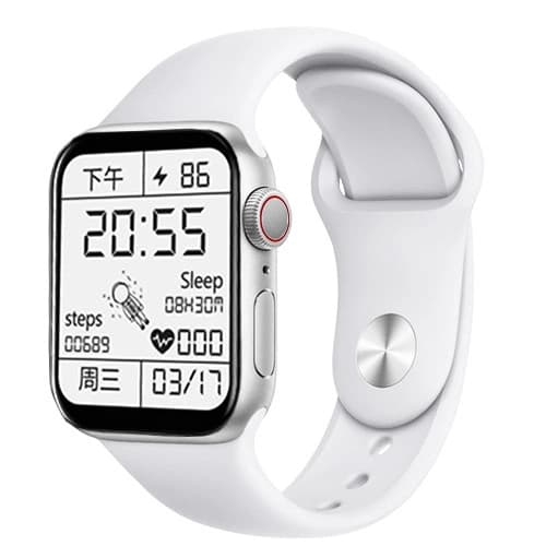 Smart Watch Series 6 Z32 PRO, 44mm Aluminium, 2 ремешка, red/white — фото 2