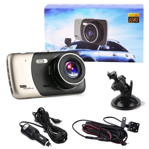 Автомобільний відеореєстратор X600, LCD 4'', Angel Lens, камери, 1080P Full HD, метал. Корпус — фото 5