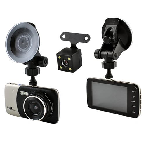 Автомобільний відеореєстратор X600, LCD 4'', Angel Lens, камери, 1080P Full HD, метал. Корпус — фото 6