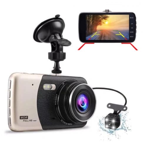 Автомобільний відеореєстратор X600, LCD 4'', Angel Lens, камери, 1080P Full HD, метал. Корпус — фото 7