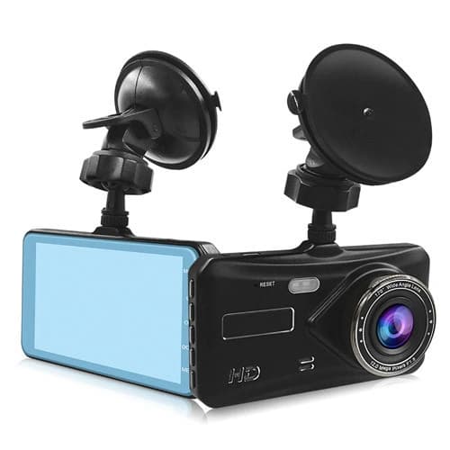 Автомобільний відеореєстратор T672, LCD 4'', TOUCH SCREEN, 2 камери, 1080P Full HD, метал. Корпус — фото 5