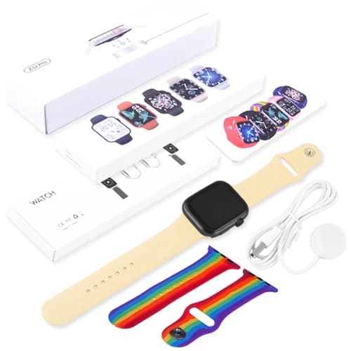Smart Watch Series 6 Z32 PRO, 44mm Aluminium, 2 ремінця, yellow/color — фото 7