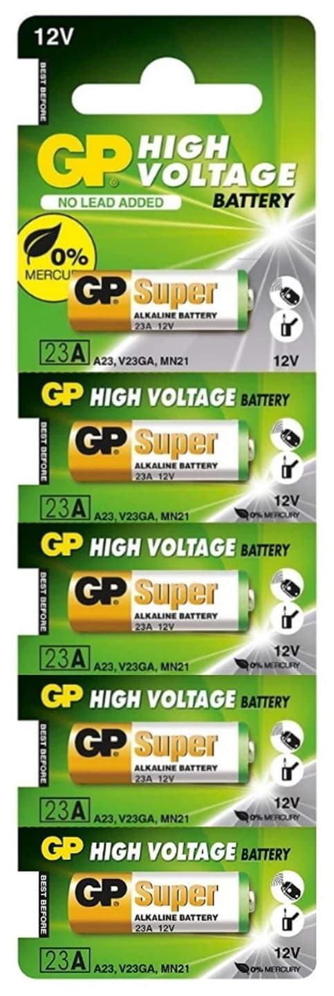 Лужна батарейка GP 23A/MN21 Alkaline 12v /B5/P20/P200