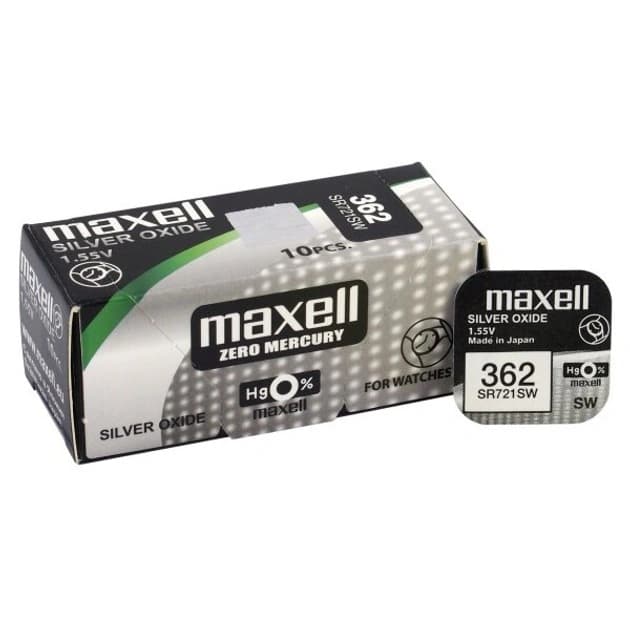 Батарейка MAXELL 362 /SR721SW, SG11, V362/ SP 10