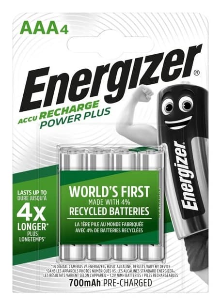 Акумулятор Energizer HR3 700mAh /B4/P12 Power Plus