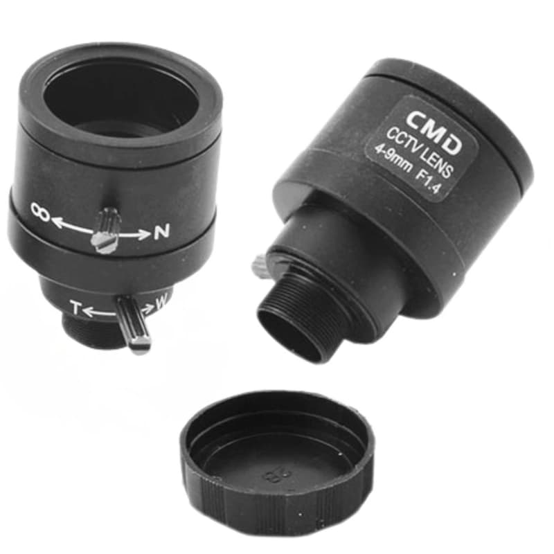 Варіофокальний об'єктив CCTV 1/3 PT 0409 4mm-9mm F1.4 Manual Iris