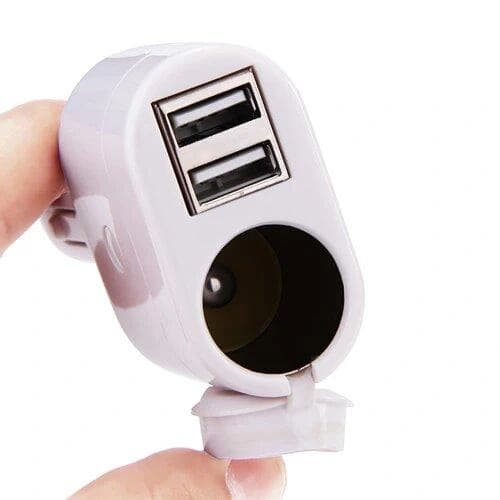 Автомобільна USB зарядка від прикурювача 12V VST-813, 2 USB — фото 2