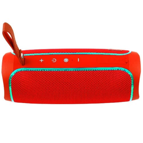 Bluetooth-колонка TG287, lightshow party, speakerphone, радио, red — фото 2