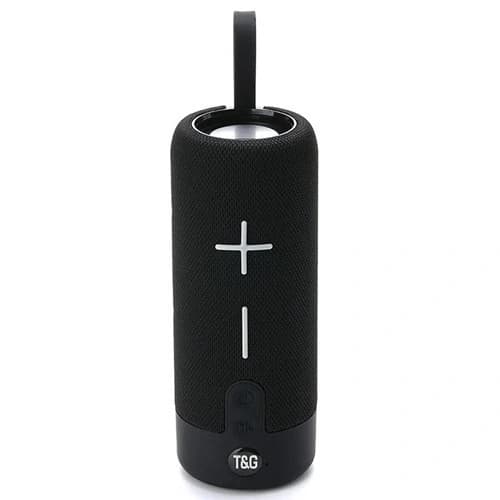Bluetooth-колонка TG619C з RGB ПІДСВІЧУВАННЯМ, speakerphone, радіо, black — фото 2
