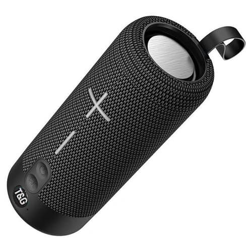 Bluetooth-колонка TG619C з RGB ПІДСВІЧУВАННЯМ, speakerphone, радіо, black — фото 3