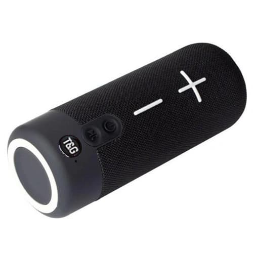 Bluetooth-колонка TG619C з RGB ПІДСВІЧУВАННЯМ, speakerphone, радіо, black — фото 4
