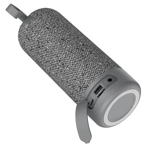 Bluetooth-колонка TG619C з RGB ПІДСВІЧУВАННЯМ, speakerphone, радіо, grey — фото 4