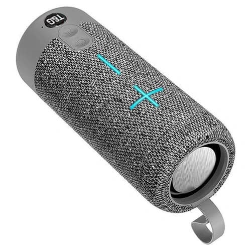 Bluetooth-колонка TG619C з RGB ПІДСВІЧУВАННЯМ, speakerphone, радіо, grey — фото 5