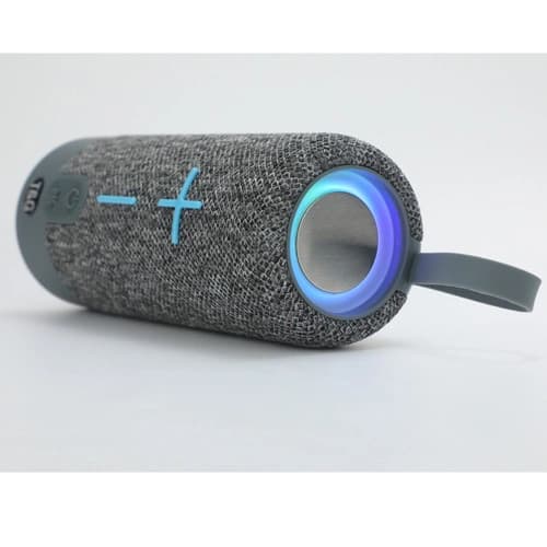 Bluetooth-колонка TG619C з RGB ПІДСВІЧУВАННЯМ, speakerphone, радіо, grey — фото 6